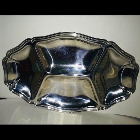 Vintage Guy Degrenne Oval Divided Serving Platter - Picture 12 of 16